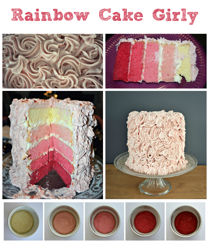 Rainbow Cake Girly